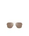 Mykita Pilot-frame Double-bridge Sunglasses In Brown