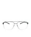 Mykita Pilot-frame Optical Glasses In Metallic