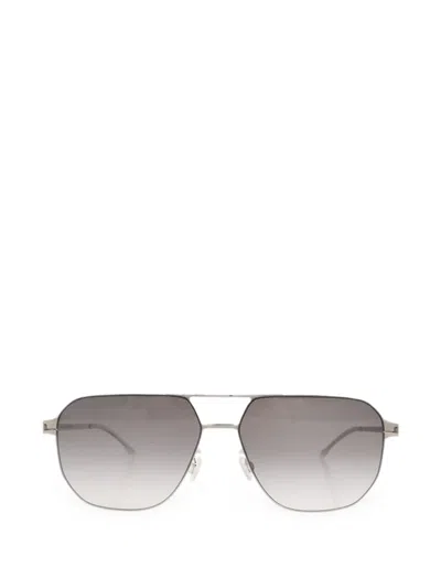 Mykita Pio Pilot-frame Sunglasses In 실버 톤