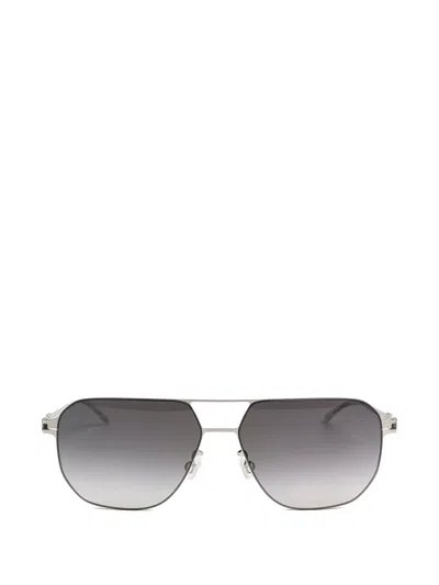Mykita Pio Pilot-frame Sunglasses In Silver