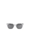 Mykita Python-print Wayfarer-frame Sunglasses In Gray