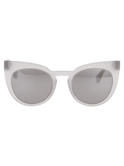 Mykita Raw Coconut Water Warm Grey Flash Acetate Sunglasses