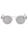 Mykita Raw Coconut Water Warmgrey Flash Acetate Sunglasses In Brown