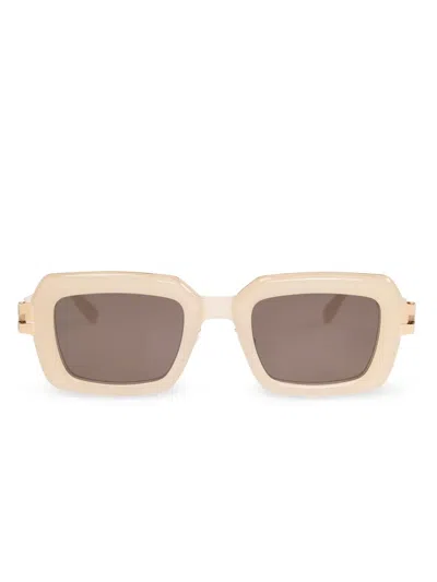 Mykita Rectangle-frame Sunglasses In 中性色