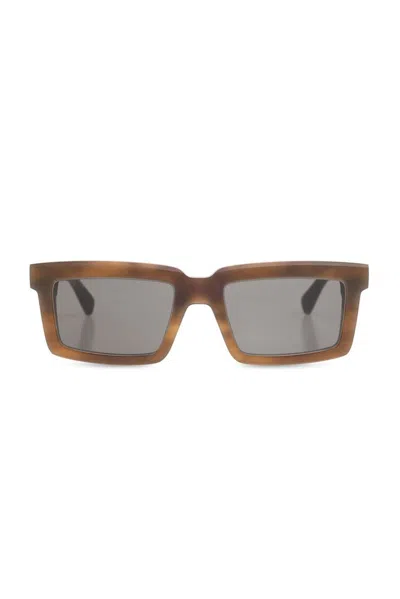 Mykita Rectangle Frame Sunglasses In Brown
