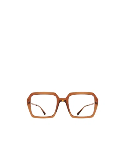 Mykita Rectangular Flat Mirror In Brown