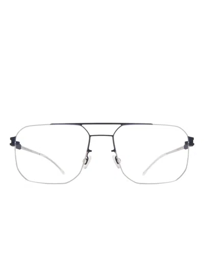 Mykita Rembert Geometric Frame Glasses In Gray