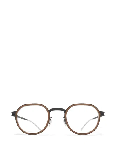 Mykita Ribo Round-frame Glasses In Brown