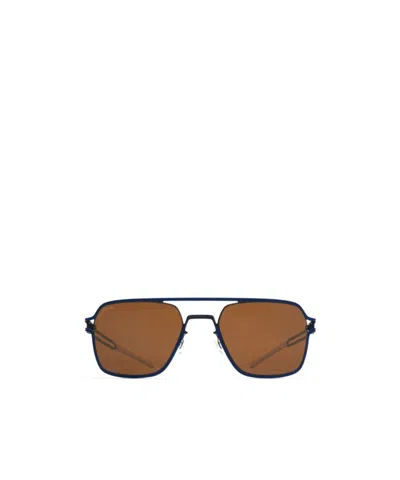 Mykita Riku Navigator-frame Sunglasses In Brown