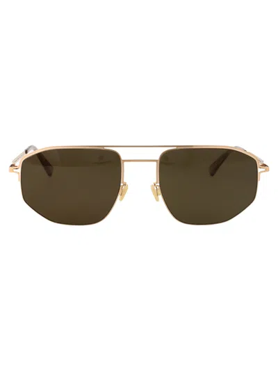 Mykita Rose Gold Metal Sunglasses