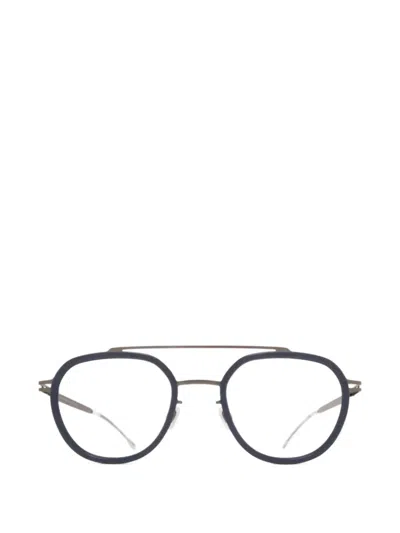 Mykita Round Aspen Glasses In Blue