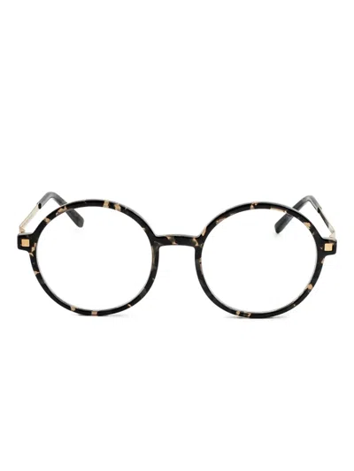 Mykita Round-frame Glasses In Brown