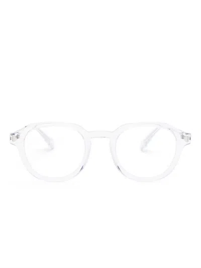 Mykita Round-frame Glasses In White