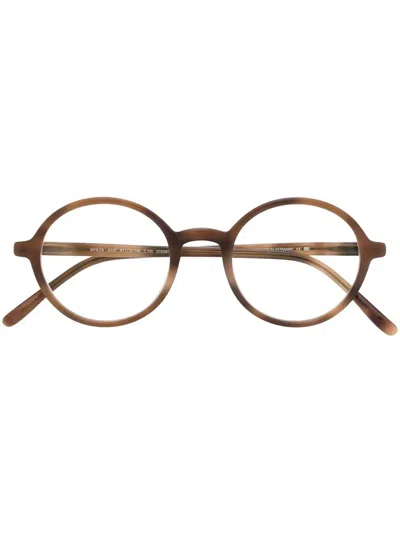 Mykita Round-frame Glasses In Brown