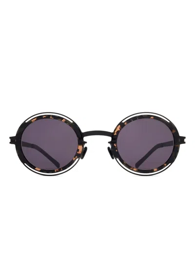 Mykita Round-frame Sunglasses In Purple