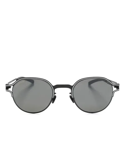 Mykita Round-frame Sunglasses In Black