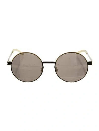 Pre-owned Mykita Round Tinted Sunglasses In Multi