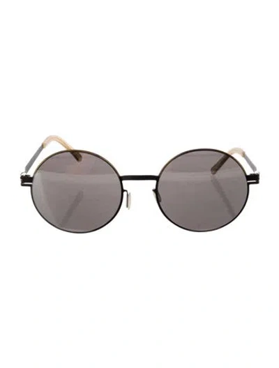Pre-owned Mykita Round Tinted Sunglasses In Transparent