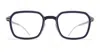 Mykita Rowan - Indigo / Matte Silver Rx Glasses In Blue