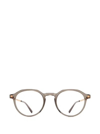 Mykita Saga Round-frame Glasses In Gray