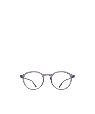 Mykita Saga Round-frame Glasses In Gray