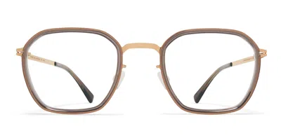Mykita Sang 653 Men's Glasses Gold Size 48 - Free Lenses - Blue Light Block Available In Gray