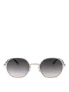 Mykita Shiny Silver Metal Sunglasses In Gold