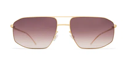 Mykita Santeri 013 Occhiali Da Sole Oro Per Uomo In Gold