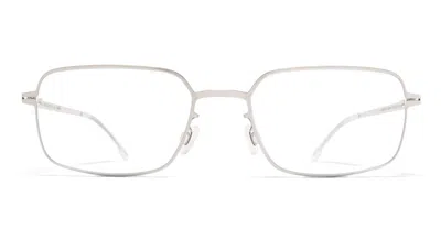 Mykita Saul - Shiny Silver Rx Glasses In Brown