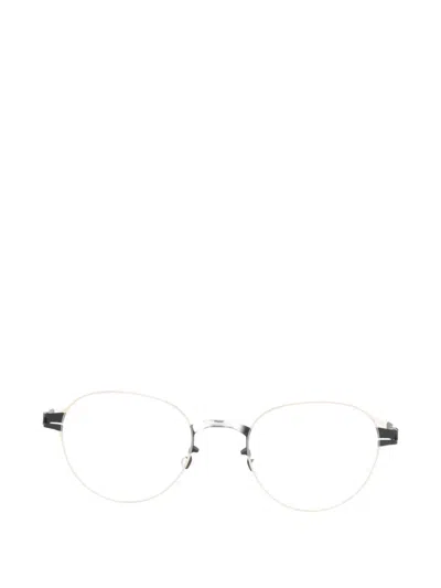 Mykita Selby Round-frame Glasses In Metallic