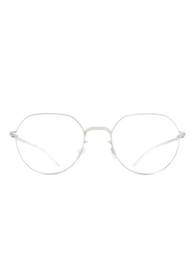 Mykita Selva Round-frame Nose-pads Glasses In Pink