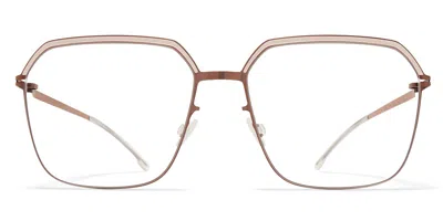 Mykita Senta 370 Men's Glasses Brown Size 57 - Free Lenses - Blue Light Block Available In Multi