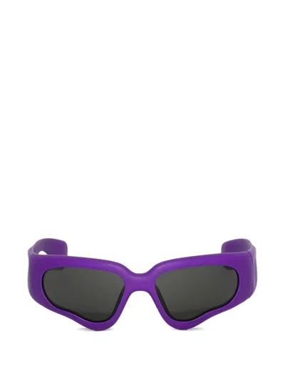Mykita Serum Geometric Sunglasses In Purple
