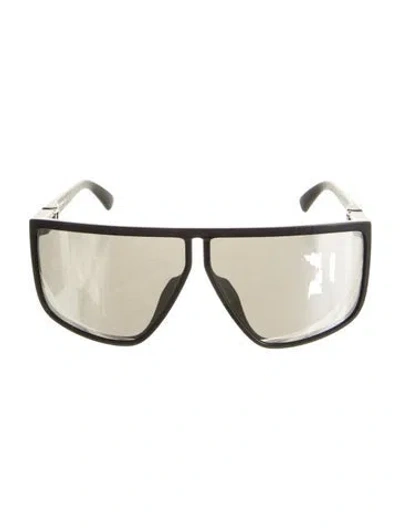 Pre-owned Mykita Shield Mirrored Sunglasses In Black