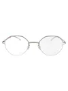 Mykita Shiny Silver Metal Optical Glasses In Gray