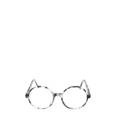 Mykita Sienna Round Frame Glasses In Pink