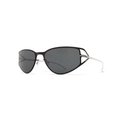 Mykita Sierra419 Shiny Silver Jet Blac In Black