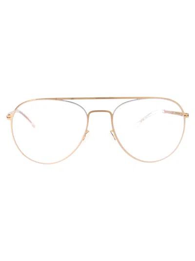 Mykita Silver/champagne Gold Steel Glasses
