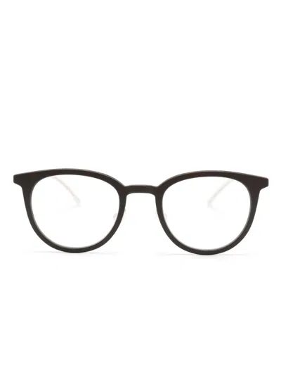 Mykita Sindal Brille Mit Rundem Gestell In Black