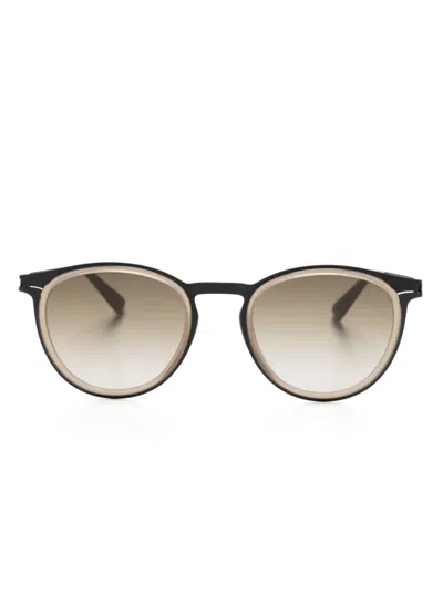 Mykita Siwa Round-frame Gradient-lenses Sunglasses In Brown