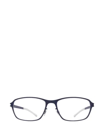 Mykita Skylar Rectangle-frame Glasses In Blue
