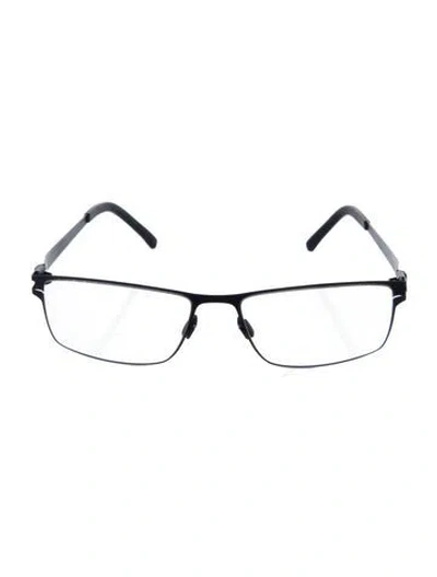Pre-owned Mykita Square Eyeglasses In Blue