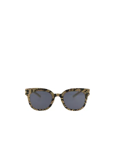 Mykita Square Frame Printed Sunglasses In Gray