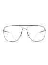 Mykita Steen Eyewear In Gold/jetblack