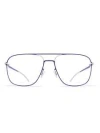 Mykita Steen Eyewear In Silver/superblue