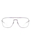 Mykita Steen Pilot Glasses In Metallic