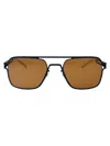 Mykita Riku Sunglasses In 514 Indigo/yale Blue Polpro Amber Brown