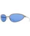 Mykita Bear Oval-frame Sunglasses In Blue