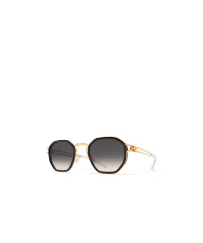 Mykita Sunglasses Gia In A76 Glossy Gold/milky Indigo
