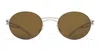 Mykita Dada051 Shiny Silver In Brown